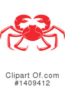 Crab Clipart #1409412 by Vector Tradition SM