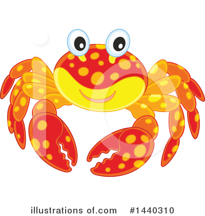 Royalty-Free (RF) Crab Clipart Illustration by Alex Bannykh - Stock Sample #1440310