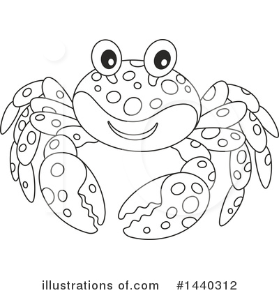 Royalty-Free (RF) Crab Clipart Illustration by Alex Bannykh - Stock Sample #1440312
