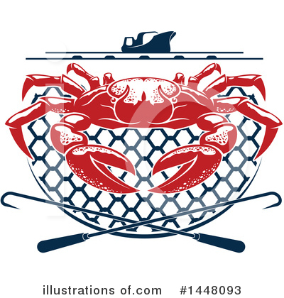 Royalty-Free (RF) Crab Clipart Illustration by Vector Tradition SM - Stock Sample #1448093