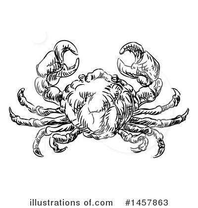 Royalty-Free (RF) Crab Clipart Illustration by AtStockIllustration - Stock Sample #1457863