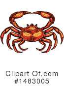 Crab Clipart #1483005 by Vector Tradition SM