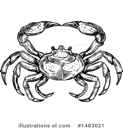 Royalty-Free (RF) Crab Clipart Illustration by Vector Tradition SM - Stock Sample #1483021