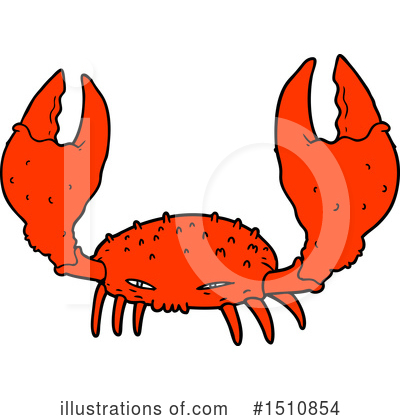 Royalty-Free (RF) Crab Clipart Illustration by lineartestpilot - Stock Sample #1510854