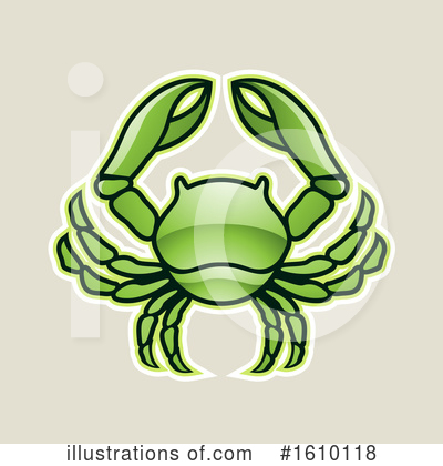 Royalty-Free (RF) Crab Clipart Illustration by cidepix - Stock Sample #1610118