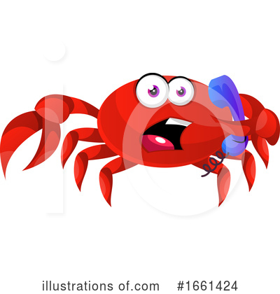 Royalty-Free (RF) Crab Clipart Illustration by Morphart Creations - Stock Sample #1661424