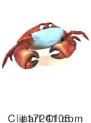 Crab Clipart #1724108 by Julos