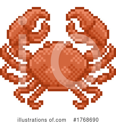 Royalty-Free (RF) Crab Clipart Illustration by AtStockIllustration - Stock Sample #1768690