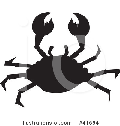 Royalty-Free (RF) Crab Clipart Illustration by Prawny - Stock Sample #41664