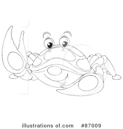 Royalty-Free (RF) Crab Clipart Illustration by Alex Bannykh - Stock Sample #87009