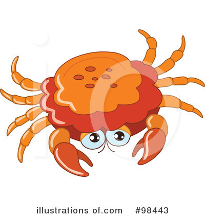 Royalty-Free (RF) Crab Clipart Illustration by yayayoyo - Stock Sample #98443