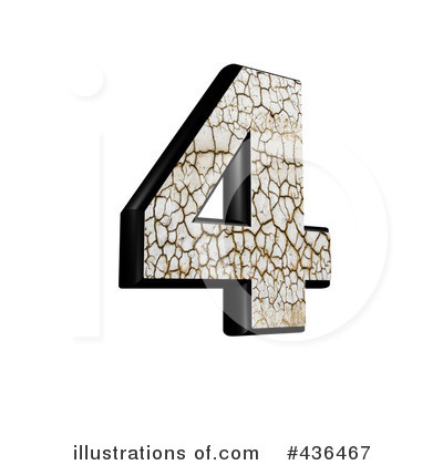 Royalty-Free (RF) Cracked Earth Number Clipart Illustration by chrisroll - Stock Sample #436467