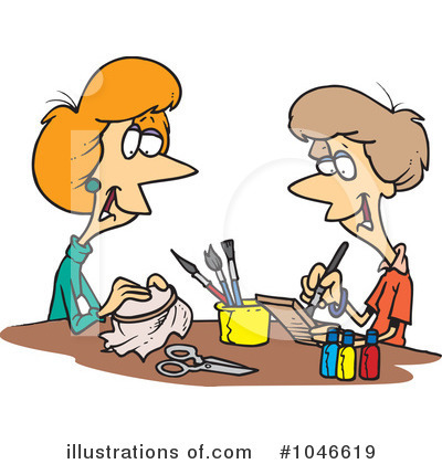 Royalty-Free (RF) Crafts Clipart Illustration by toonaday - Stock Sample #1046619