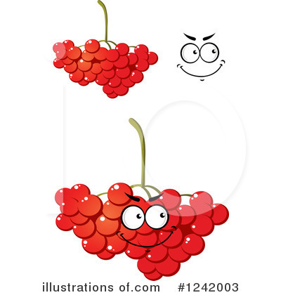 Royalty-Free (RF) Cranberry Clipart Illustration by Vector Tradition SM - Stock Sample #1242003