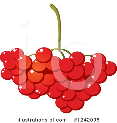 Cranberries Clipart #1242008 by Vector Tradition SM