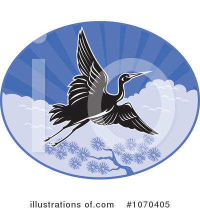 Royalty-Free (RF) Crane Clipart Illustration by patrimonio - Stock Sample #1070405