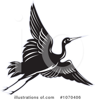 Royalty-Free (RF) Crane Clipart Illustration by patrimonio - Stock Sample #1070406