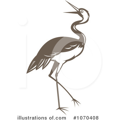Royalty-Free (RF) Crane Clipart Illustration by patrimonio - Stock Sample #1070408