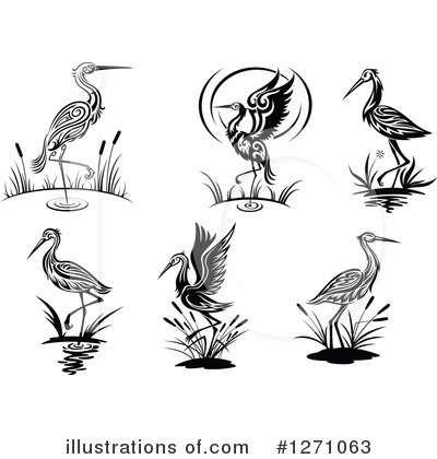 Royalty-Free (RF) Crane Clipart Illustration by Vector Tradition SM - Stock Sample #1271063