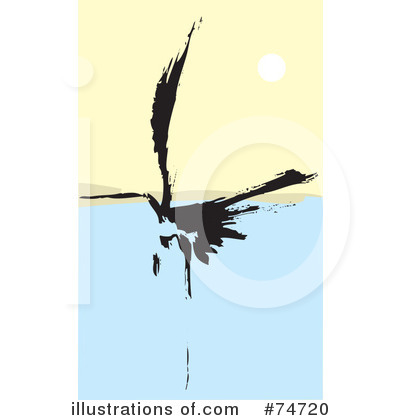 Royalty-Free (RF) Cranes Clipart Illustration by xunantunich - Stock Sample #74720