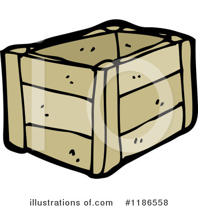 Royalty-Free (RF) Crate Clipart Illustration by lineartestpilot - Stock Sample #1186558