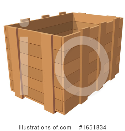 Royalty-Free (RF) Crate Clipart Illustration by Vector Tradition SM - Stock Sample #1651834