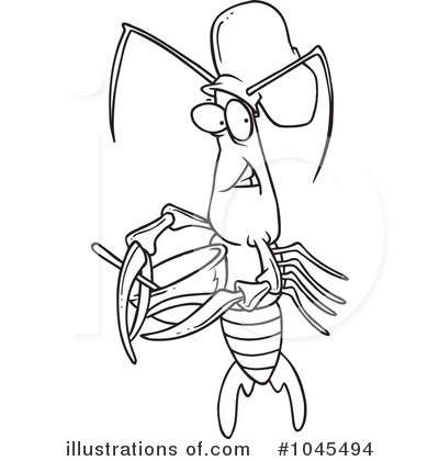 Crawdad Clipart #1045494 by toonaday