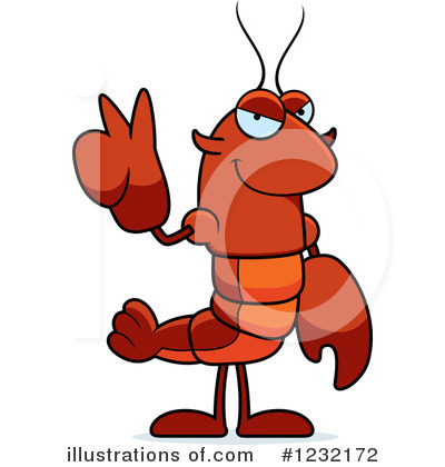 Crawfish Clipart #1232172 by Cory Thoman