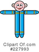 Crayon Boy Clipart #227993 by Lal Perera