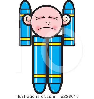 Crayon Boy Clipart #228016 by Lal Perera