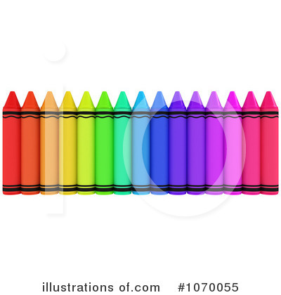 Royalty-Free (RF) Crayons Clipart Illustration by BNP Design Studio - Stock Sample #1070055