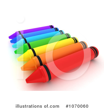 Royalty-Free (RF) Crayons Clipart Illustration by BNP Design Studio - Stock Sample #1070060
