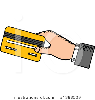 Royalty-Free (RF) Credit Card Clipart Illustration by Vector Tradition SM - Stock Sample #1388529