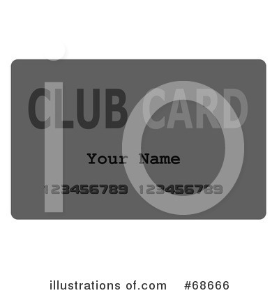 Royalty-Free (RF) Credit Card Clipart Illustration by oboy - Stock Sample #68666