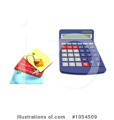 Royalty-Free (RF) Credit Cards Clipart Illustration by KJ Pargeter - Stock Sample #1054509