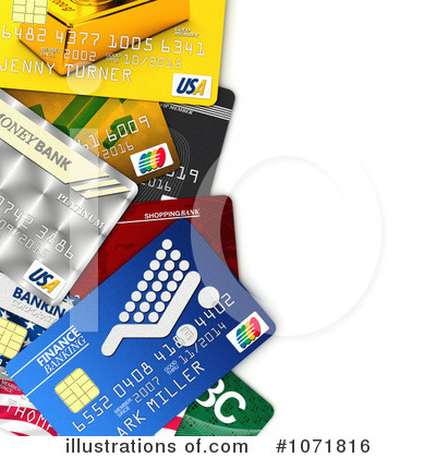 Credit Cards Clipart #1071816 by stockillustrations