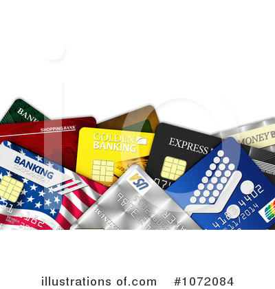 Royalty-Free (RF) Credit Cards Clipart Illustration by stockillustrations - Stock Sample #1072084