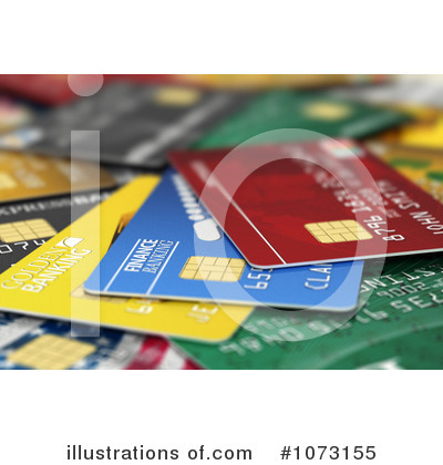Royalty-Free (RF) Credit Cards Clipart Illustration by stockillustrations - Stock Sample #1073155