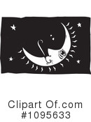 Crescent Moon Clipart #1095633 by xunantunich