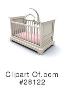Crib Clipart #28122 by KJ Pargeter