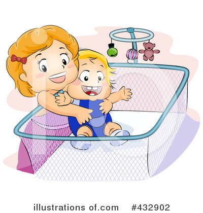 Baby Crib Clipart #432902 by BNP Design Studio