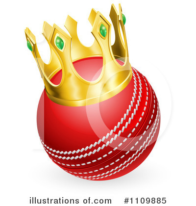 Royalty-Free (RF) Cricket Ball Clipart Illustration by AtStockIllustration - Stock Sample #1109885
