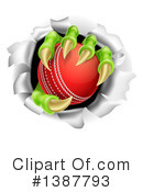 Cricket Ball Clipart #1387793 by AtStockIllustration