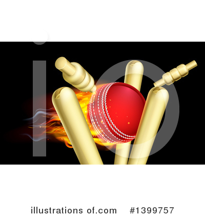 Cricket Ball Clipart #1399757 by AtStockIllustration