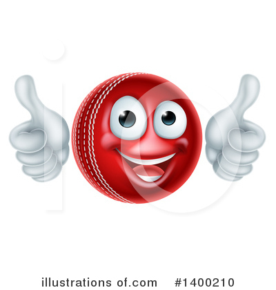 Cricket Ball Clipart #1400210 by AtStockIllustration