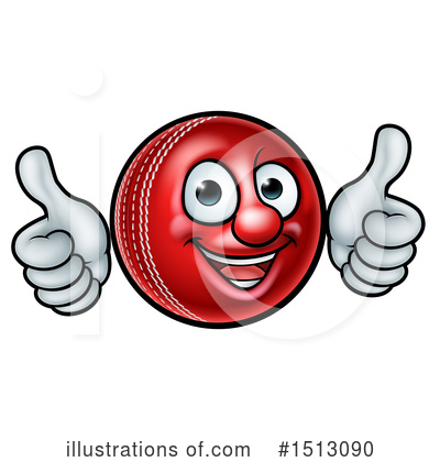 Royalty-Free (RF) Cricket Ball Clipart Illustration by AtStockIllustration - Stock Sample #1513090