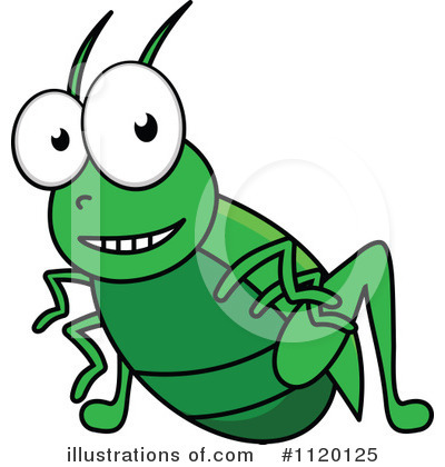 Grasshoppers Clipart #1120125 by Vector Tradition SM