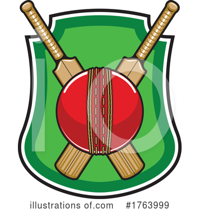 Cricket Ball Clipart #1763999 by Vector Tradition SM
