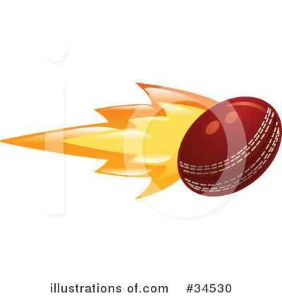 Cricket Ball Clipart #34530 by AtStockIllustration