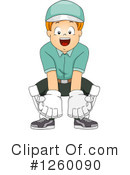Cricket Player Clipart #1260090 by BNP Design Studio